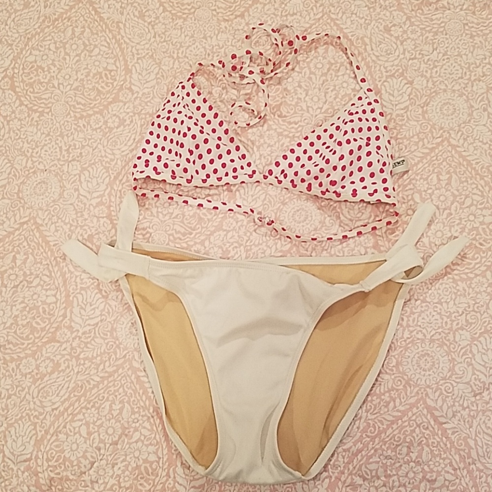 Sexy fun bikini with faux tie sides
